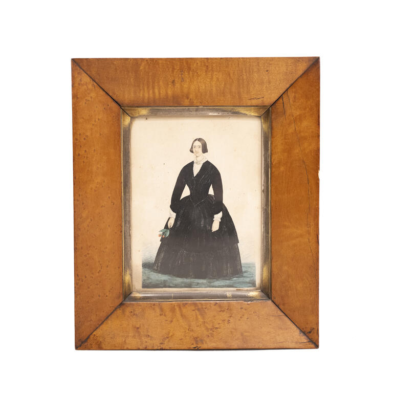 Framed Watercolour: Portrait of a Lady