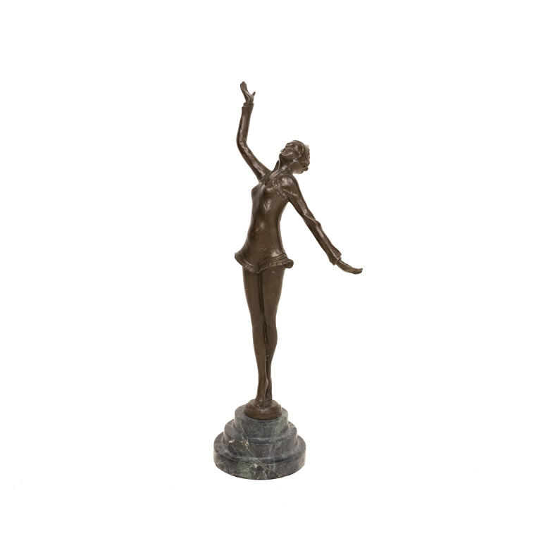 Art Deco Bronze Ballerina