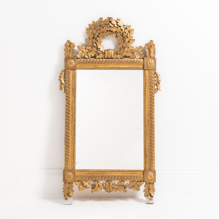 Provencal Giltwood Wreath Mirror