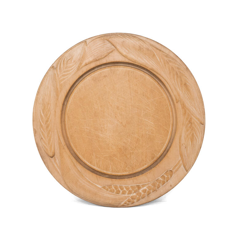Bread Board: Carved with Ears of Wheat