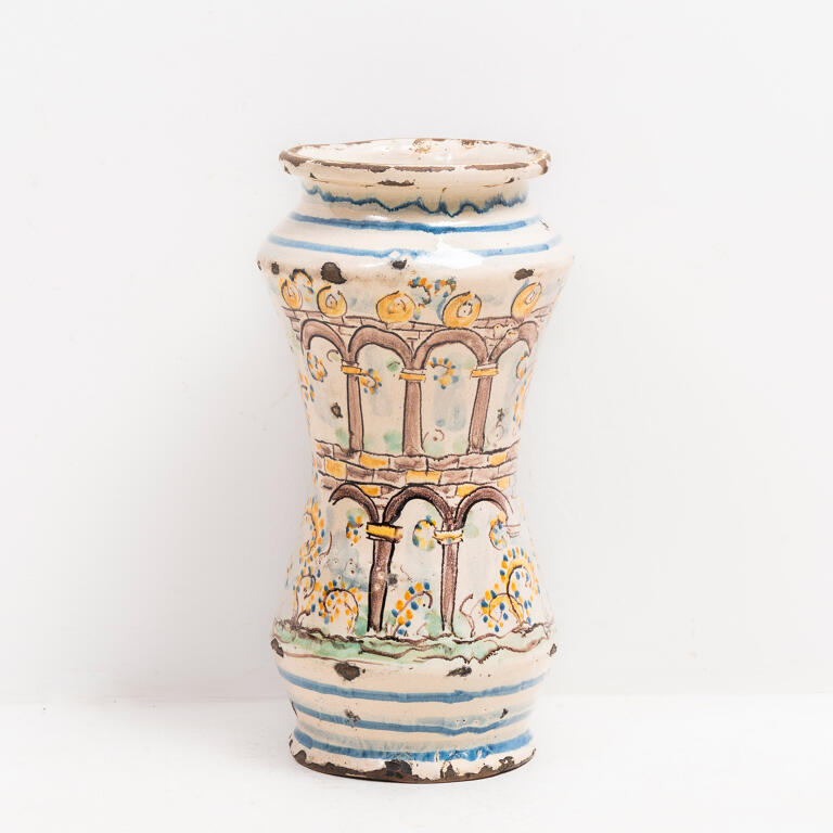 18th Century Maiolica Albarello
