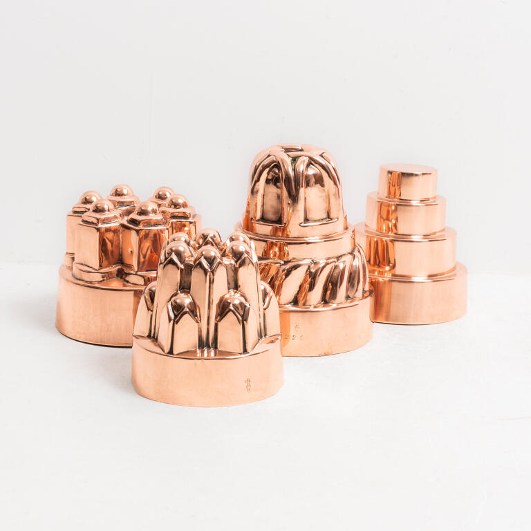 Copper Jelly Moulds