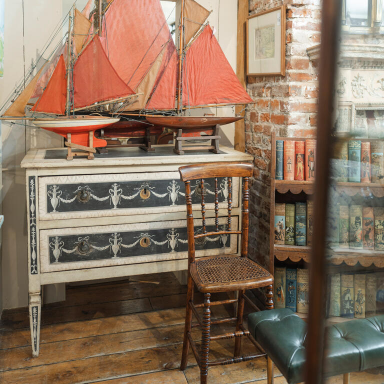 Neoclassical Painted Chest