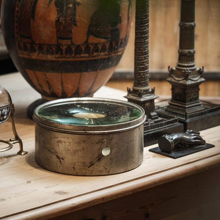 Outsize Brass Mounted Lens