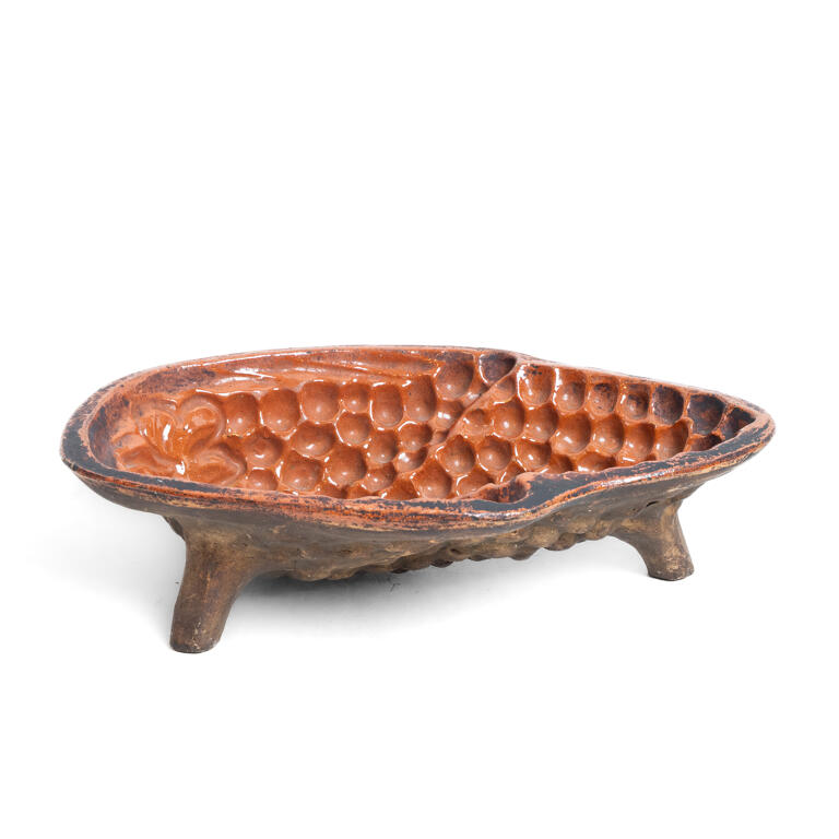 Alsace Pottery Grapes Pate Mould