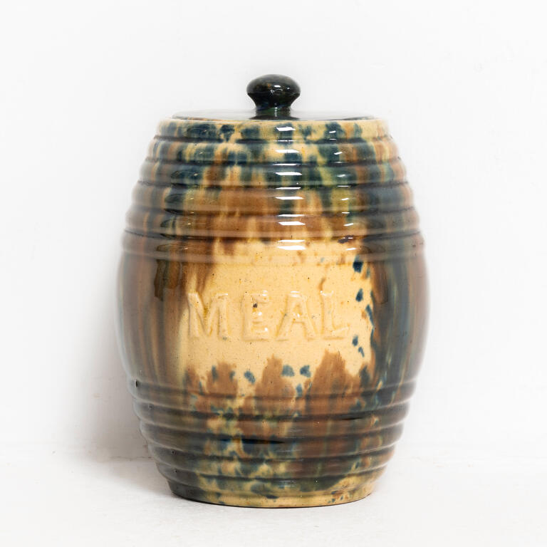 Alloa Pottery 'Meal' Barrel and Cover