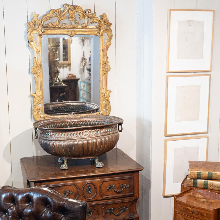 Very Large 18th Century Copper Wine Cooler