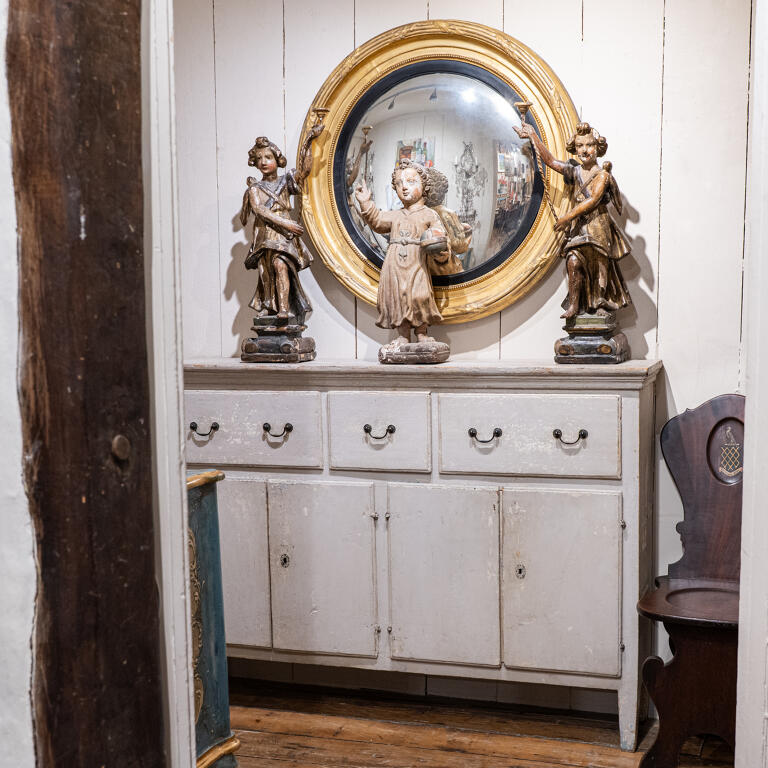 Swedish Painted Pine Dresser Base