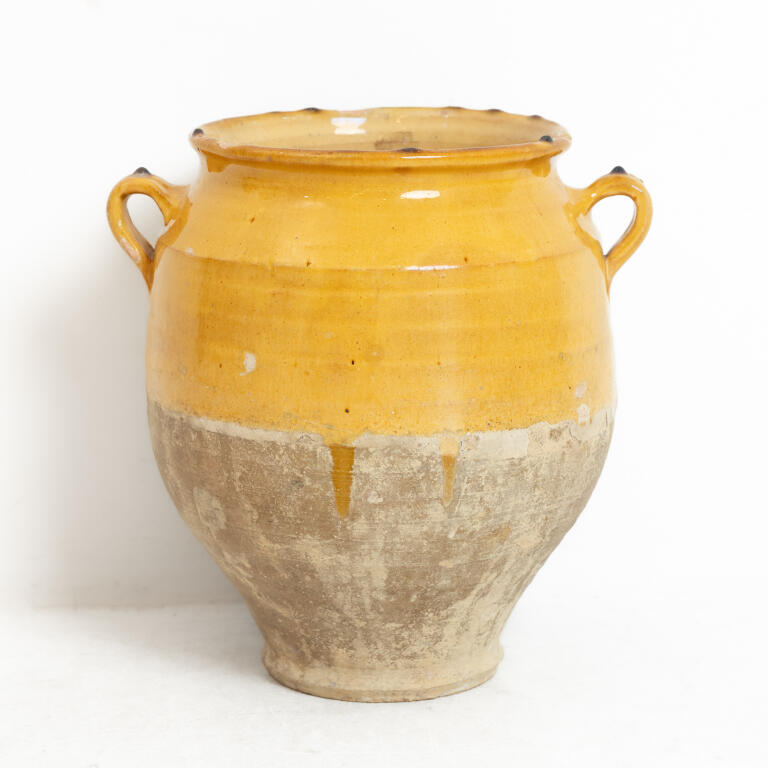 Yellow Confit Pot