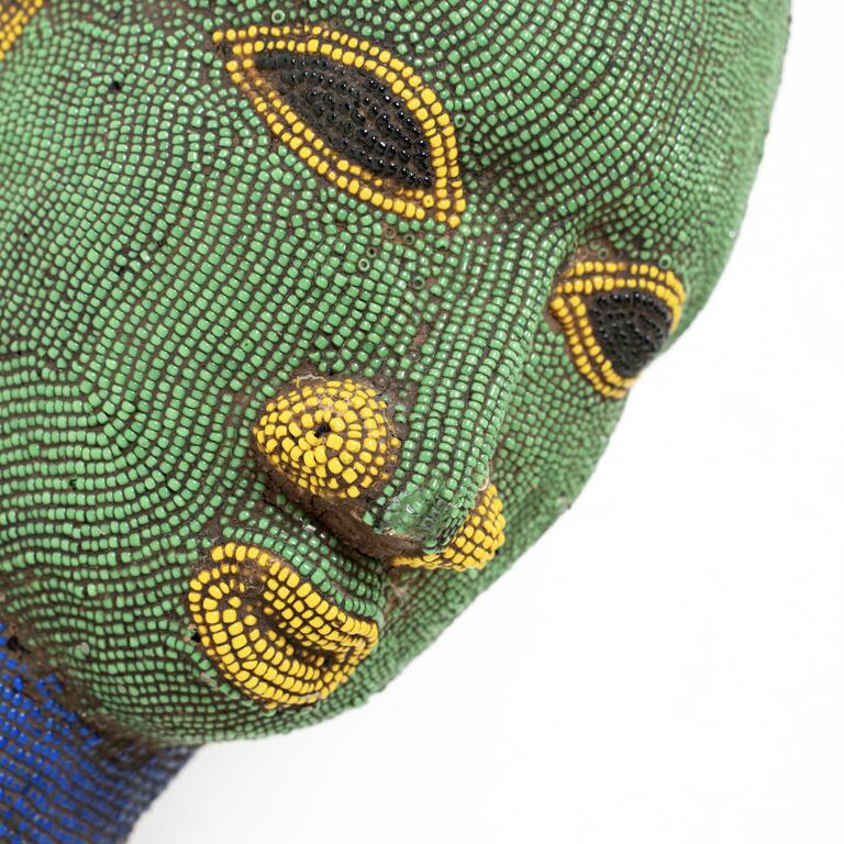 Bamileke Beadwork Head