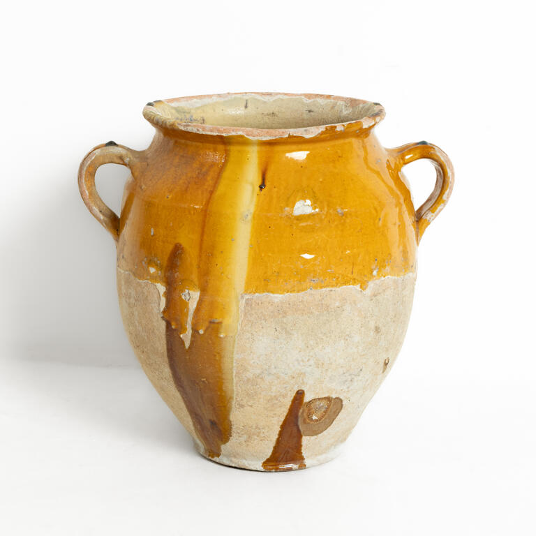 Yellow Confit Pot