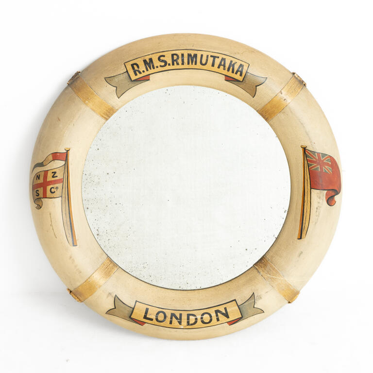 Lifebelt Mirror: 'RMS Rimutaka'