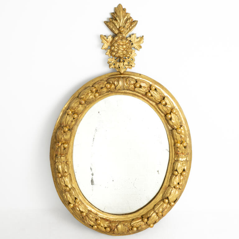 Oval Gilt Mirror