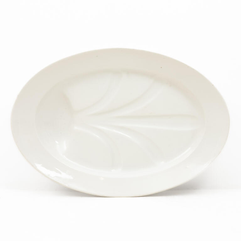 White Ironstone Platter