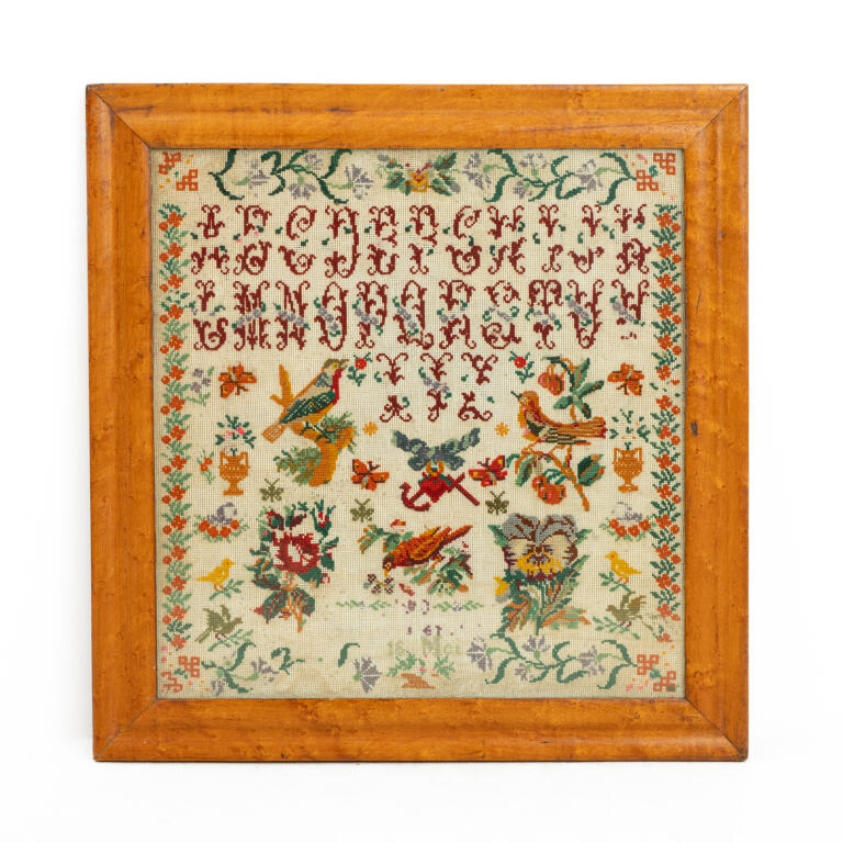 Late 19th Century Needlework Sampler