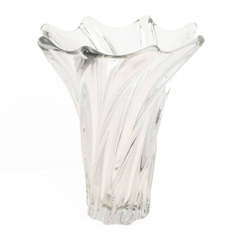 Large Crystal Vase