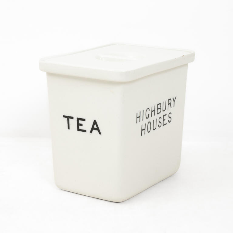 Large Portsmouth White Porcelain Kitchen Jar