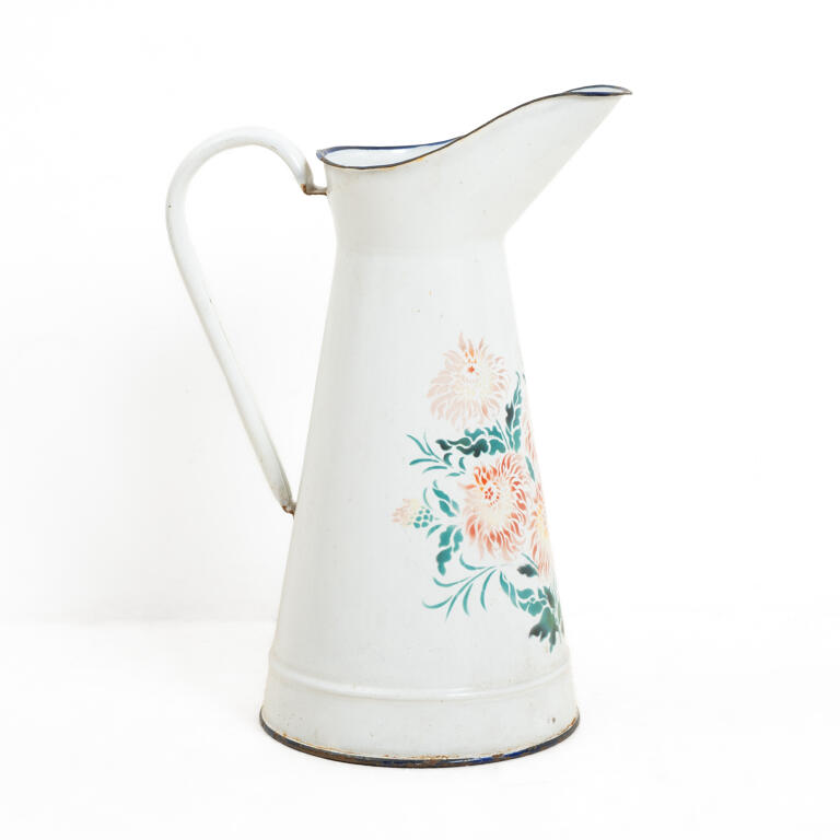 French Enamel Water Jug