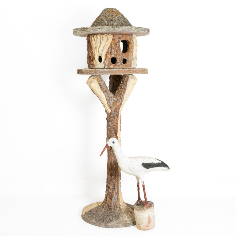 Faux Bois Birdhouse