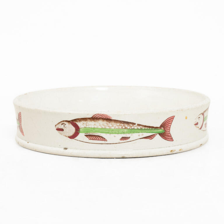 Early 19th Century Lake District Pearlware Char Dish