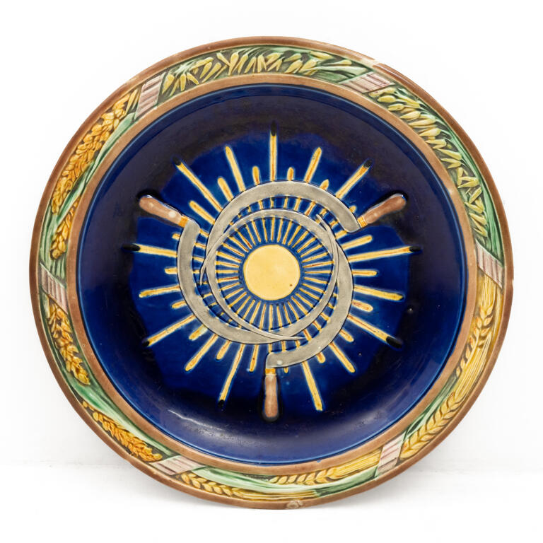 Rare Wedgwood Majolica Bread Dish