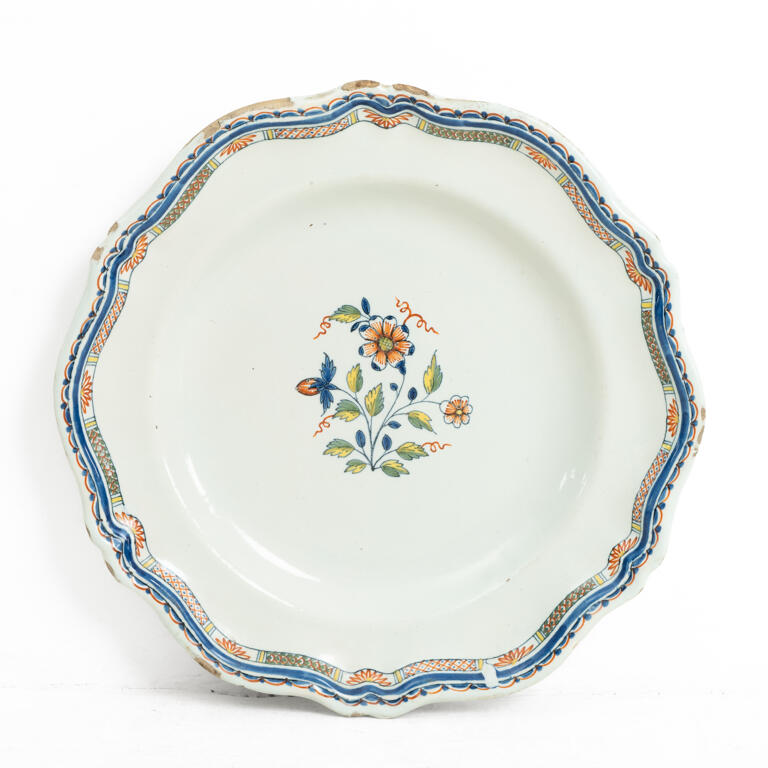 18th Century French Faience Charger