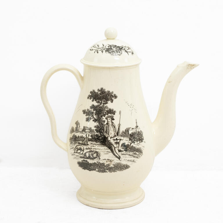 Creamware Coffee Pot
