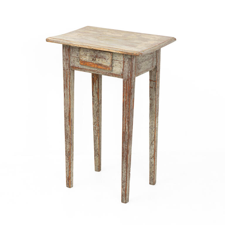Swedish 18th Century Grey Lamp Table