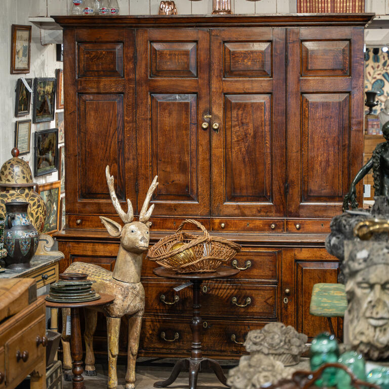 Provincial Oak Cupboard