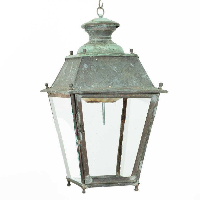 Verdigris Copper Lantern