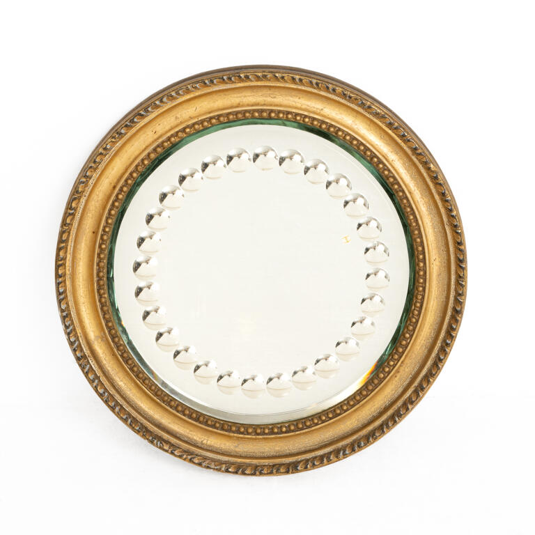 Gilt Framed Circular Sorcerer's Mirror