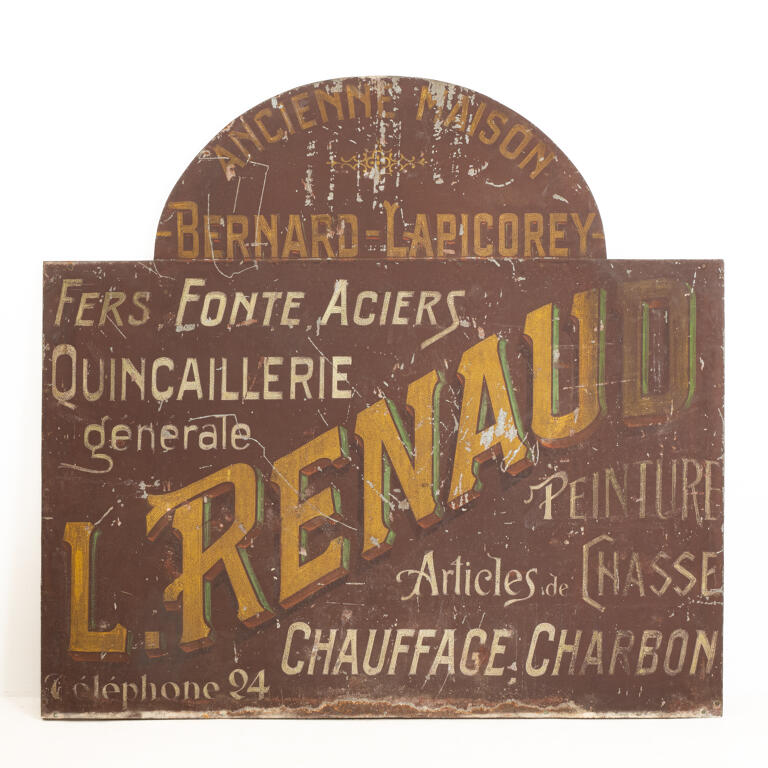 Painted 'Maison' Trade Sign